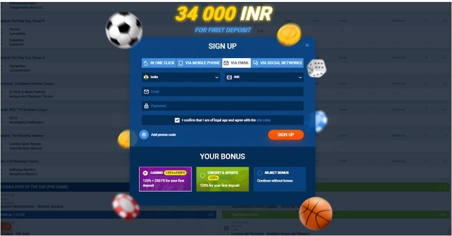 Mostbet sign up